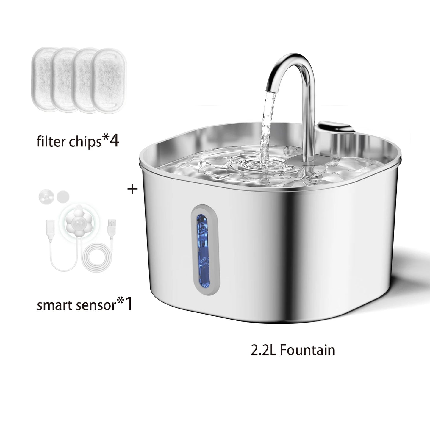Stainless Steel Pet Fountain